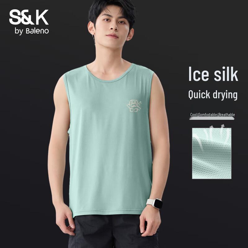 Мужская майка Baleno S&K из ледяного шелка 4XL