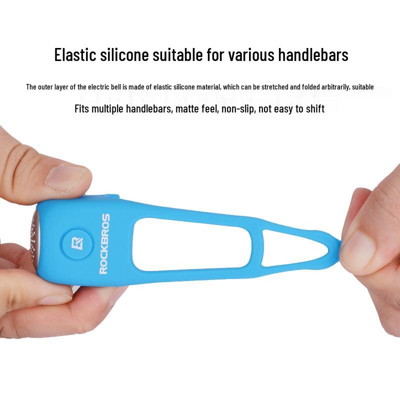 ROCKBROS Electric Horn for Mountain and Fixed Gear Bikes - Stylish Cycling Bell