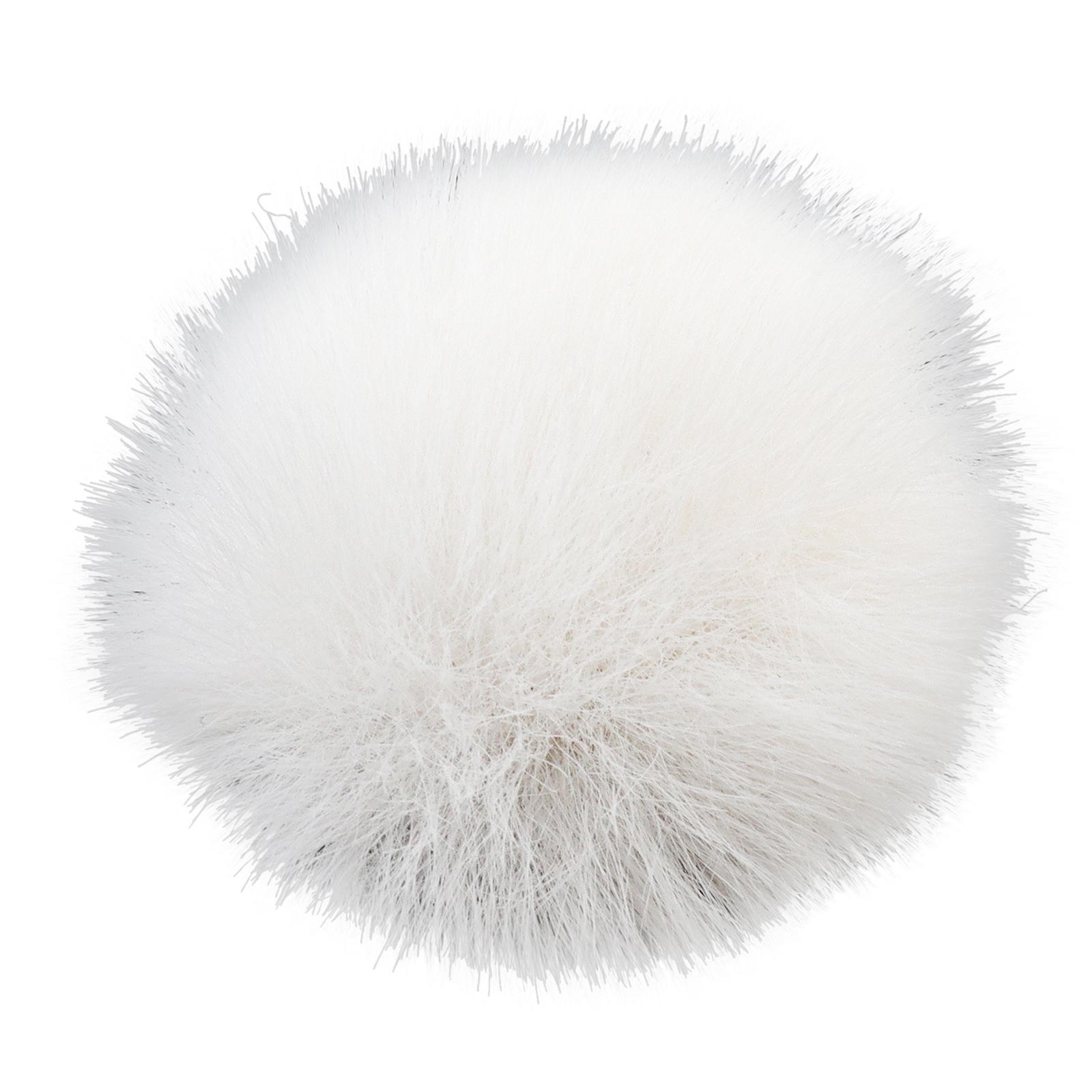 

Ветрозащитный чехол для микрофона, пушистый ветрозащитный экран для мини-микрофона с петличными лацканами белый