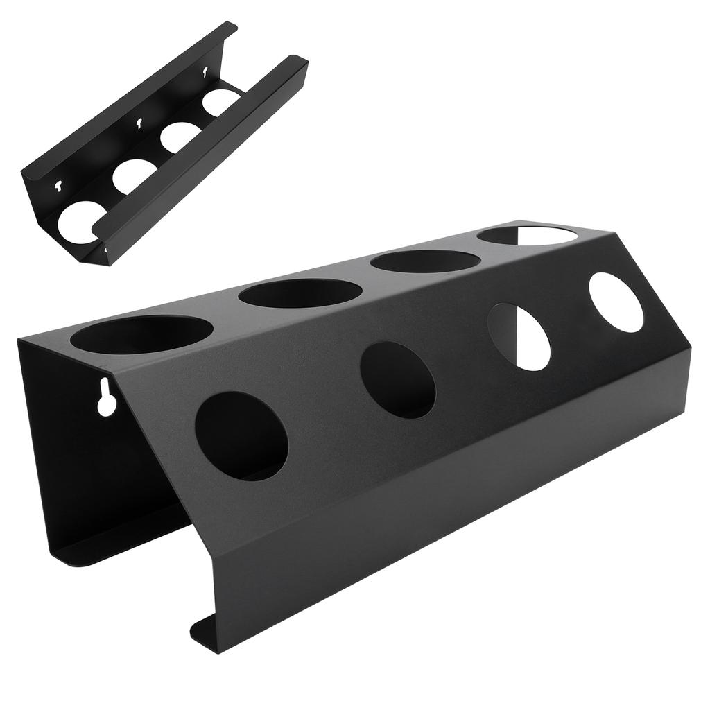 Soda-Flaschen-Trockengestell, 4 Löcher, Flaschen-Abtropffläche mit Abtropffläche für Küchenrestaurants