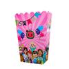 Cocomelon Pink Party Pack: Paper Plates, Cups, Tablecloth, Flags, Candy Boxes - Disposable Tableware Set for Parties