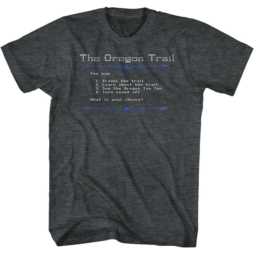 Fit 1971 Oregon Trail Classic Game Limited Edition Japanese Retro Mens Tshirt