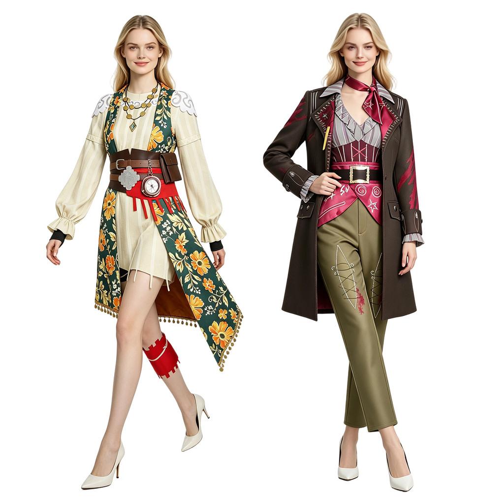 Sea Of Remnants Cosplay Costume For Halloween With Polyester Game Stage Attire