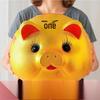2025 Cartoon Goldenes Schwein Keramik Sparschwein - Universeller Münz- & Scheingeldhalter für Kinder