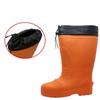 Winter Warm Rain Boots: Removable Washable EVA, Anti-Smash, Thickened for Cold Storage, Fishing, Boats, Non-Slip Work Shoes.