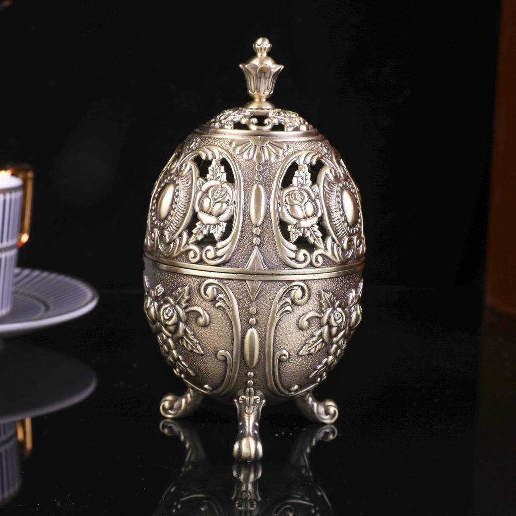 Metal Arabian Religious Incense Burner, Creative Home Decor, Ornament for Spiritual Ambiance, Gift for Meditation Space