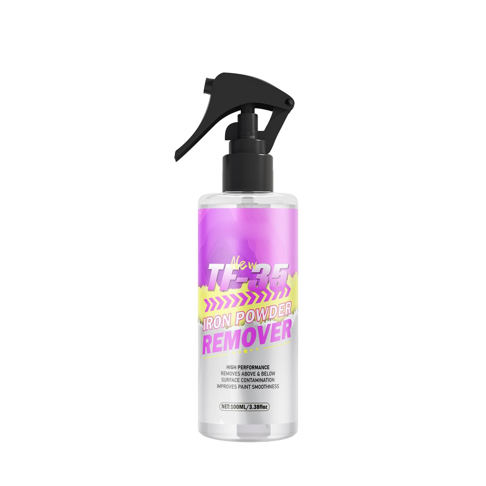 

Средство для удаления железного порошка с автомобиля, очиститель краски для колес, сильное дезактивирующее средство для кузова 100 мл One Size чёрный