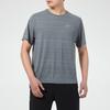 Maglietta da allenamento sportivo a maniche corte Nike Dri-fit Miler da uomo Grigio Fumo 'Grigio Argento' CU5993-084