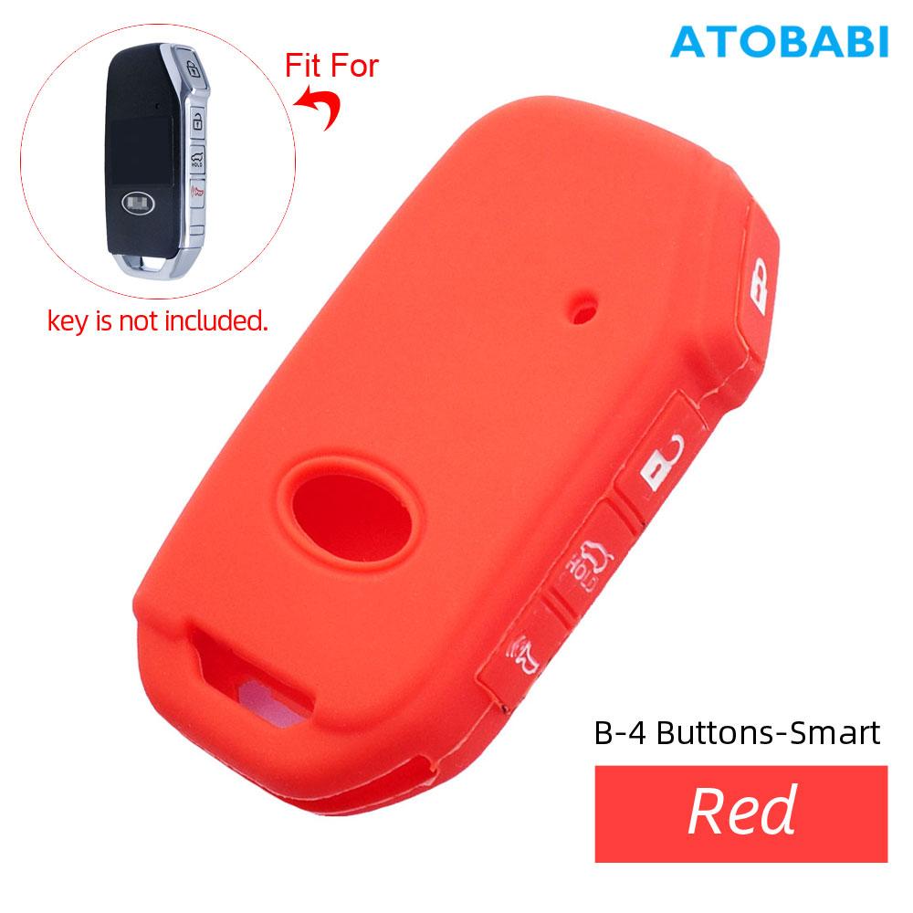 Silicone Car Key Case Remote Control Fob Protector Cover Skin For Kia Forte Soul Optima Sportage Ceed Cerato Sorento Seltos Niro