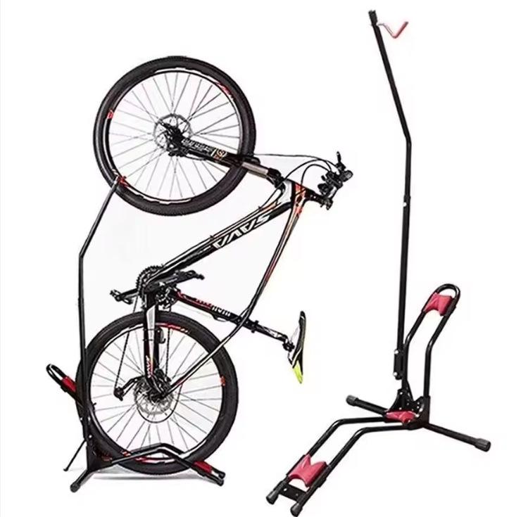 Cross-Border L-Shaped Vertical Bike Rack & Repair Stand for Mountain/Road Bikes