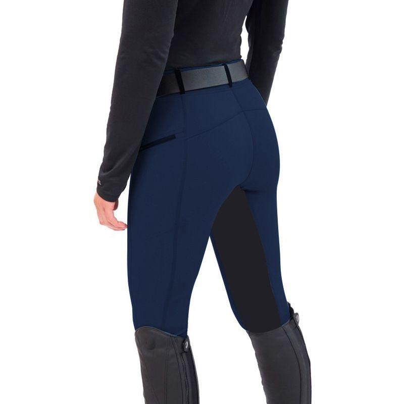 

Casual and Slim Stitching of Ankle Pants Casual Silm Spliced Pencil Pants Dark Blue M
