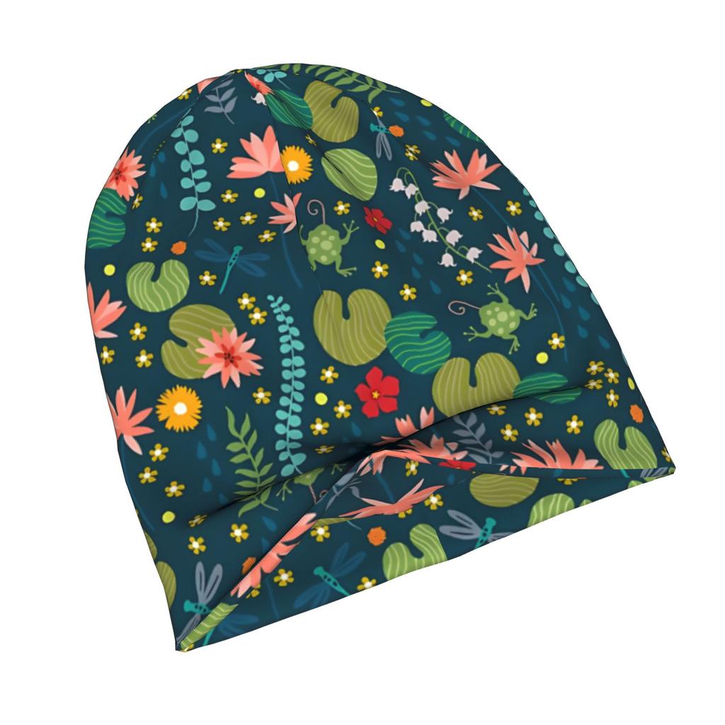 Lily Pad Stylish Adult Beanie for Layering with Fall or Winter Outfits Brings Relaxed Charm To Streetwear or Weekend Fashion Scenes