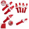 Bear Children Toys Xmas Gift Snowman Santa Claus Christmas Wrist Strap Patting Circle Bracelet