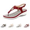 Clamp Foot Rubber Sole Metal Decorative Casual Buckle Mid Heel Beach Women's Shoes