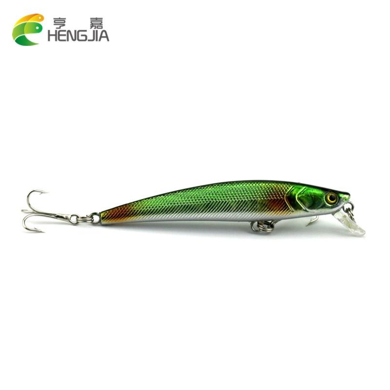 HENGJIA 4colors Minnow Fishing Lure with Rattles 8.2g/9.5cm Lifelike Pike Lure Fishing Tackle