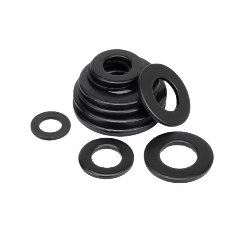 Blackened M3*7*0.5 Carbon Steel 8.8 Grade Flat Washers