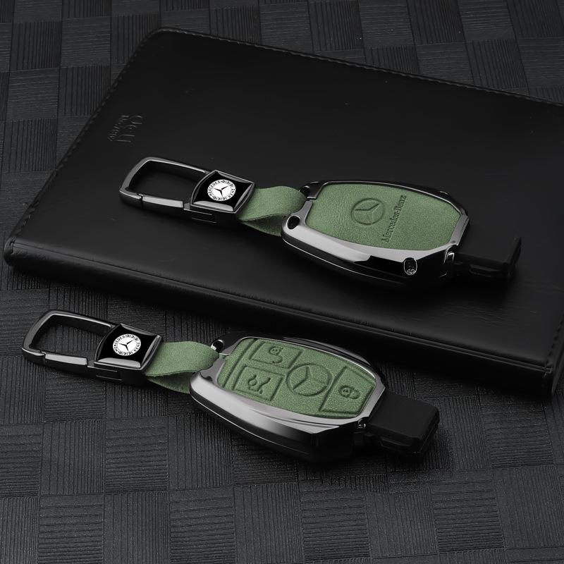 Applicable To Mercedes-Benz C200l Key Set GLA200 Shell GLC260 Metal GLK300 S-class CLA High-end Keychain