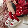 Thicken Floor Plush Sock Winter Warm Fluffy Mid Socks New Mink Velvet Socks