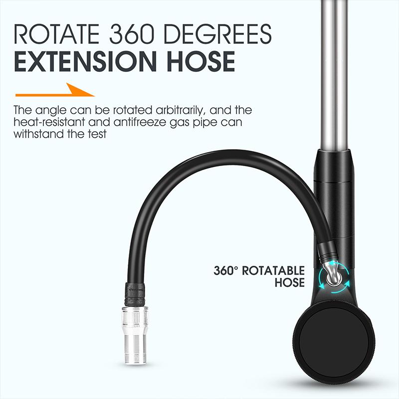 WEST BIKING High Pressure Pump 320psi for Rear Shock Suspension Fork Bicycle Tire Pump Schrader Valve for Mountain Road Bikes