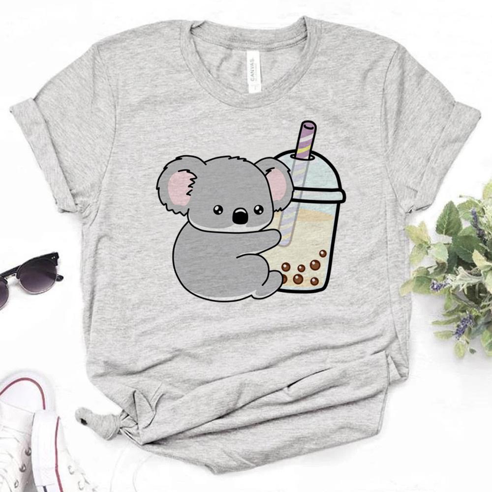 Australia Koala t shirt women comic Tee girl anime 2000s Japanese clothing