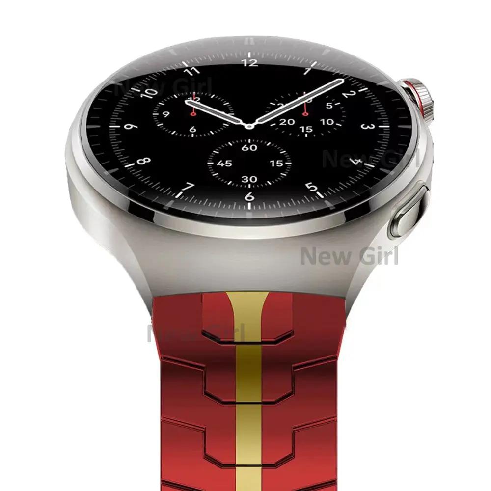 20 22mm Luxury Stainless Steel Strap For Huawei Watch 4 Pro GT3 46mm For Samsung Galaxy Watch 6/5/4 Pro 45mm Gear S3 Metal Band