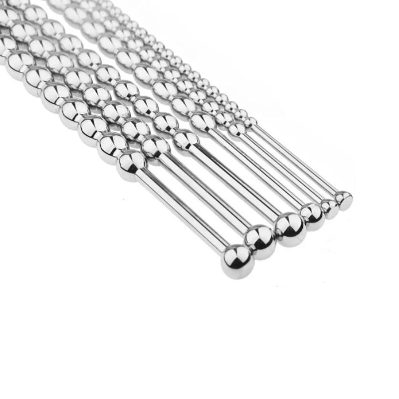 Urethral Sounding Dilator Stainless Steel Penis Plug Metal Horse Eye Stimulation Masturbation Sex Toys for Men Gay Adult Games