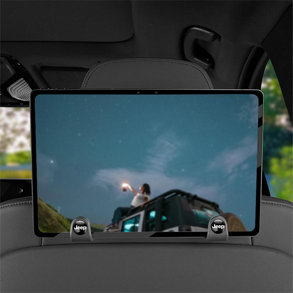 2/4Pcs Car Seat Headrest Storage Hanger Rear Seat Hooks Auto Seat Organizer Holders For Jeep Renegade Wrangler jk Compass Grand AMP1