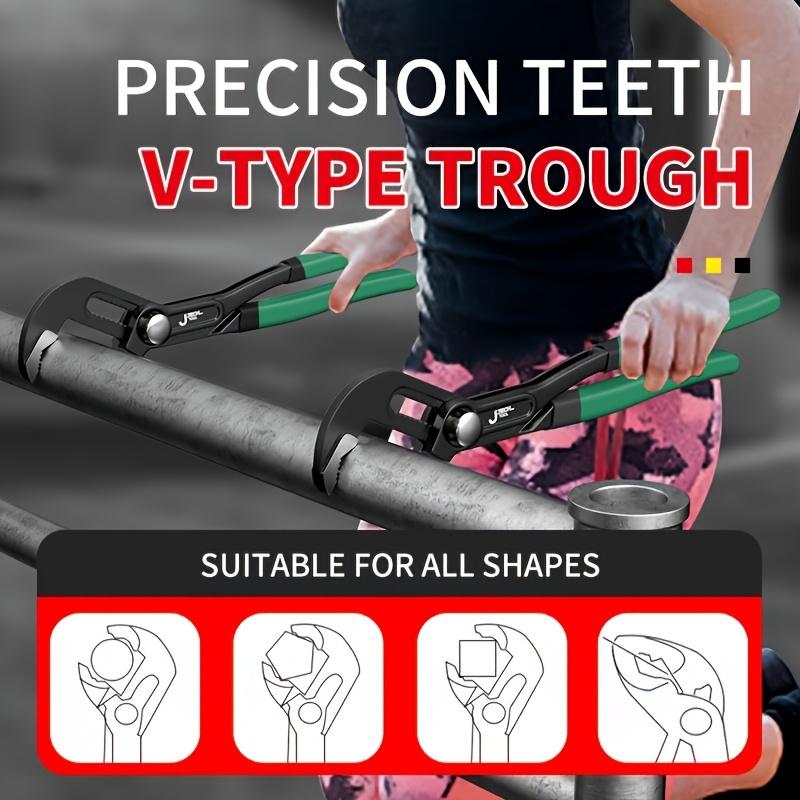 1pc Industrial-Grade Chrome Vanadium Steel Multi-Tool - Large Opening Pliers, Wrench, Water Tube Spanner