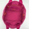 PRADA Canapa Mini Handbag Tote Shoulder Bag Canvas 2WAY Pink Logo Jacquard Women's