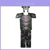 Fantasia Cosplay de Minecraft Para Crianças Com Tecido de Poliéster Para Halloween Role Play