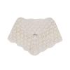 Xinbangbang Vintage Lace Crochet Triangle Scarf and Layered Skirt Curtain.