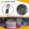 Car Cargo Net, Trunk Cargo Storage Organizer - Stretchable With Hooks, SUV & Car Interior Accessories (35.4X15.8 Inch)