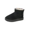 Women's Large Size Soft Sole Winter Warm Fur Snow Boots Padded Lined Ankle Boots Anti-slip Hiking Casual Sports Cotton Boots
