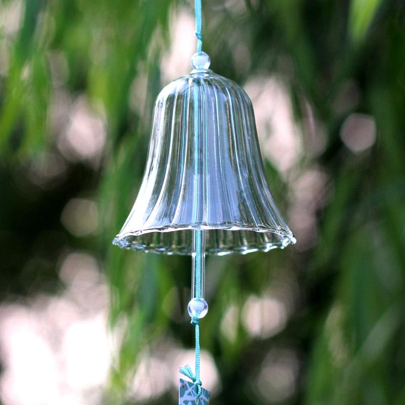 Hand-Painted Glass Wind Chimes for Student DIY Projects and Outdoor Decor