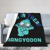 Hangyodon Hang in There Blanket Cover Fleece  Super Warm Throw Blanket for Bedding Couch Bed Rug