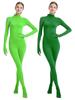 Women's Orange Zentai Base Layer Bodysuit for Dance and Stage Performance