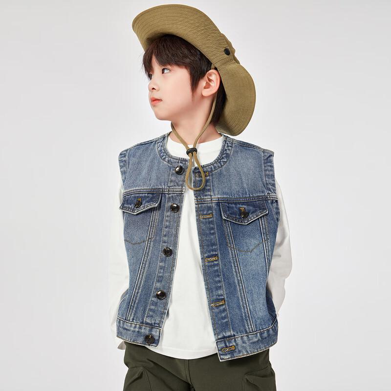 Boys' Casual Denim Vest