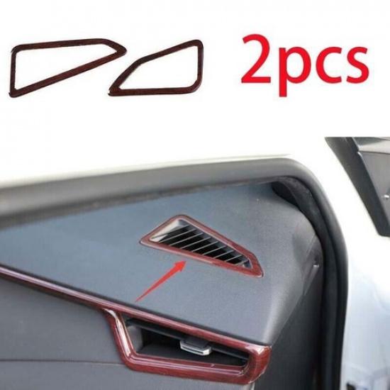 trument L&R Air Outlet Vent Red - Wood Grain For Toyota Corolla Cross