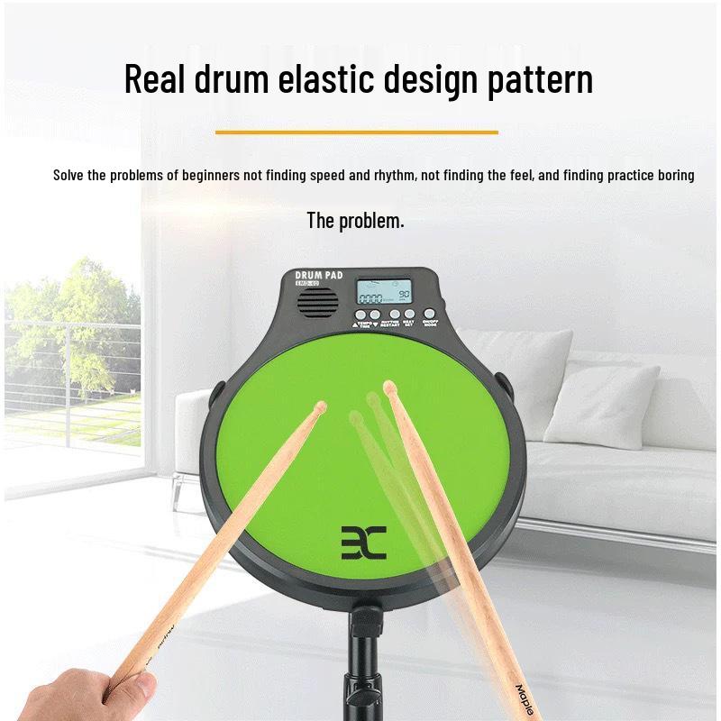 Yinuo Silent Drum Practice Set with Rack & Metronome