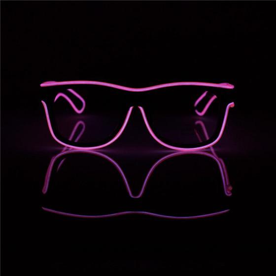 Buy Improved LED EL Wire Glasses Glow Sunglasses Eyewear Shades DJ
