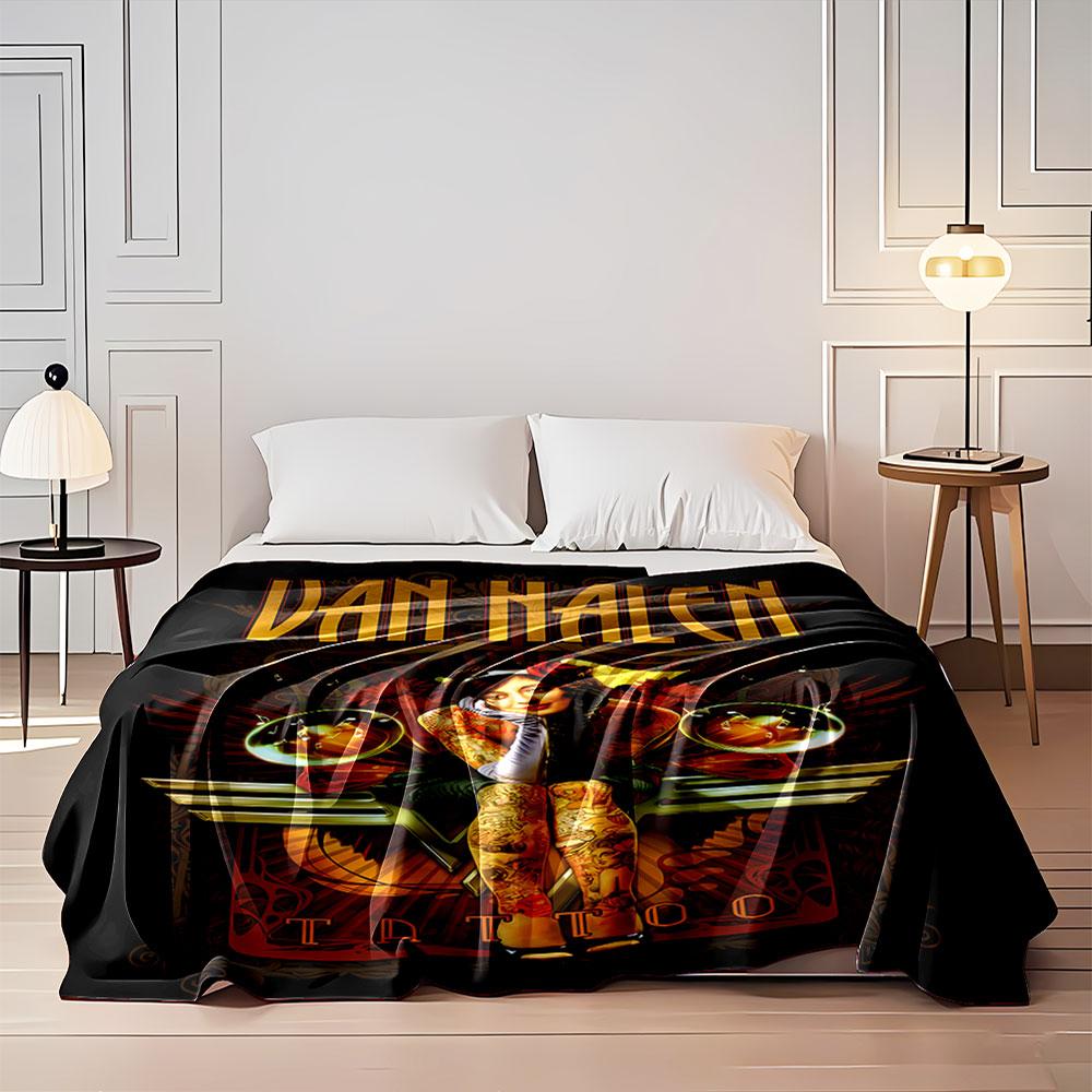 Van Halen Tattoo Art Blanket for all seasons blanket lunch break throw gift