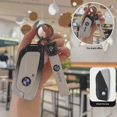 Kryt klíče BMW pro různé modely (25 Modelů), Pasuje na řadu 5 525Li, řadu 5/7, X5, nové X1, X3, X6, X7, i5, i7, ix - Skořepina přezky tašky do auta.