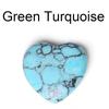 Heart-Shaped Natural Crystal Gemstone Pendant (20mm)