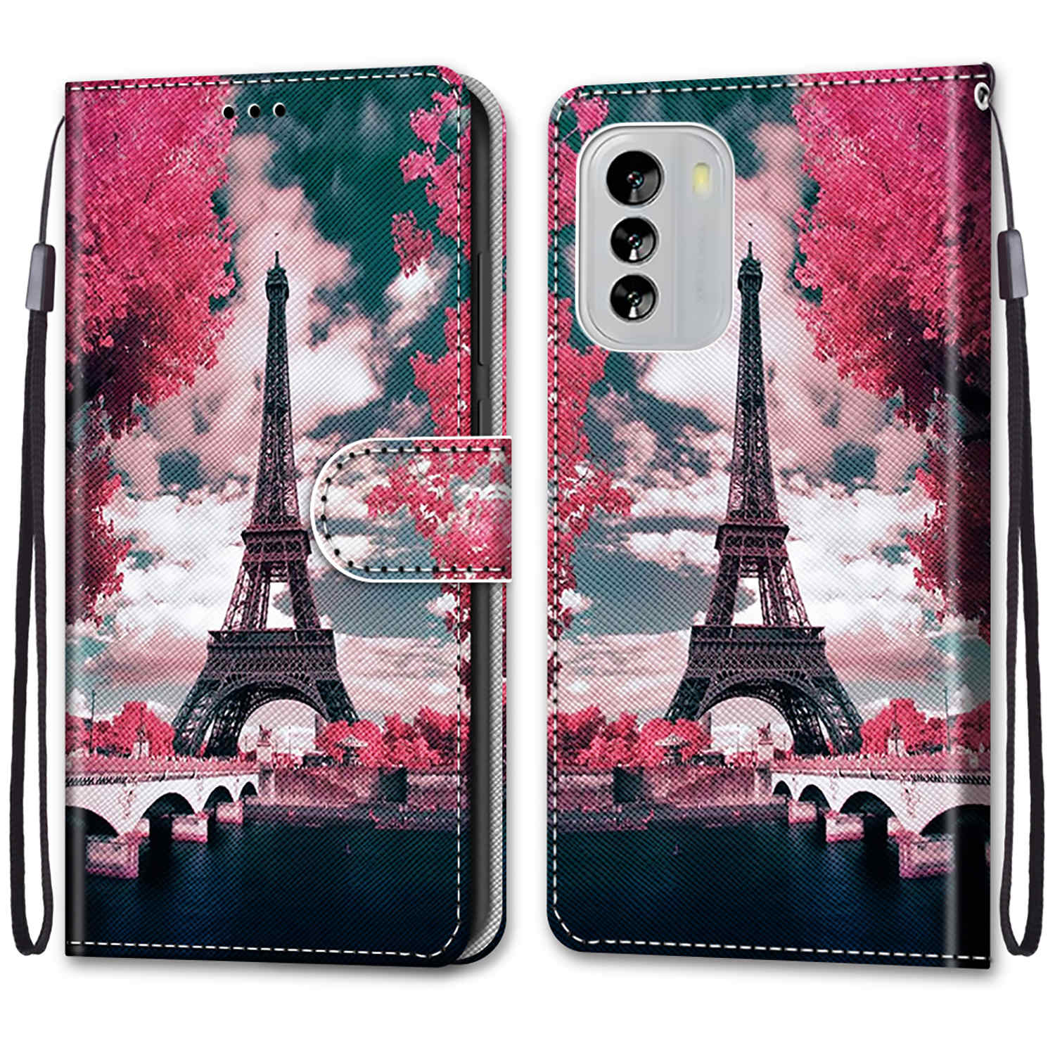 

Розкішний розписний шкіряний чохол Wallet Book Style Protective Cover для Nokia G42/Nokia G310 5G/Nokia C32 C12/Nokia G60/Nokia G21 G11/Nokia C01 Plus Nokia G60 5G