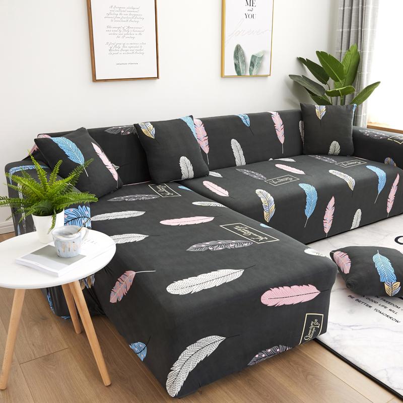Elastic Sofa Slipcovers Sofa Covers for Living Room Housse Canape 1/2/3/4 Seat Couch Cover Stretch Sectional Furniture Protector