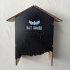 Natural Wood Hanging Bat House For Outdoor Garden Shelter Easyly Install Bat House Outdoor