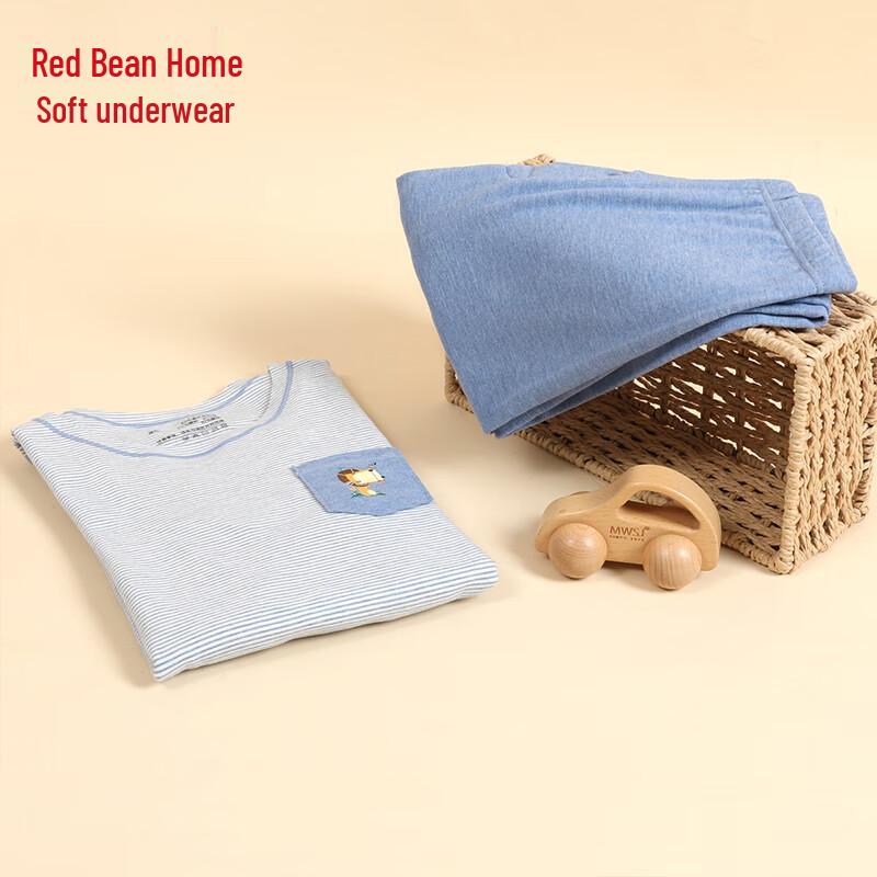 Hodohome Kids' Seamless Cotton Modal Thermal Underwear Set