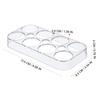 Refrigerator Egg Tray Egg Organizer Food Container portable Egg Storage Box Egg Storage Dispenser multiuse Home Kitchen supplies