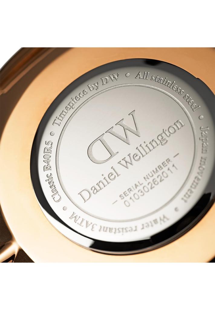 Daniel Wellington Classic 40 Roselyn RG White Watch, DW00100267, Men's, Red