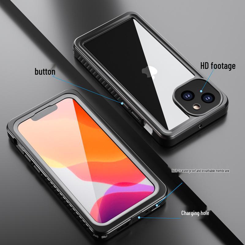 Wodoodporne etui do nurkowania do iPhone'a 13 Mini - Profesjonalna, odporna na upadki osłona ochronna
